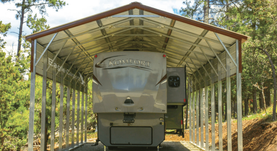 Eagle-Carports-Vertical-Roof-RV-Cover